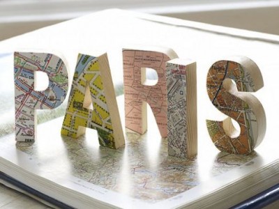 Letras decorativas Paris