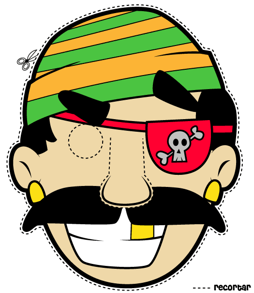 mascara pirata
