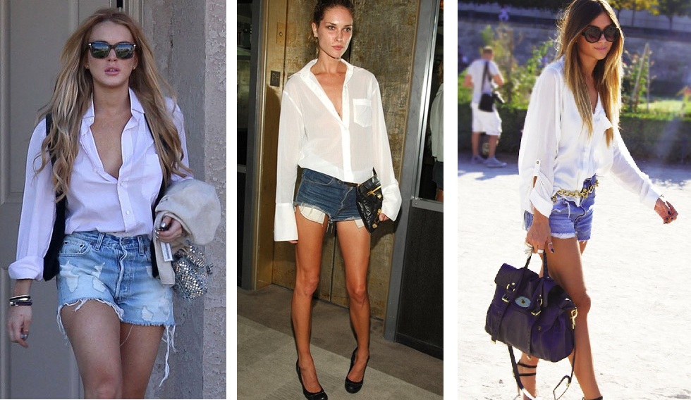 blusas para usar com short jeans a noite